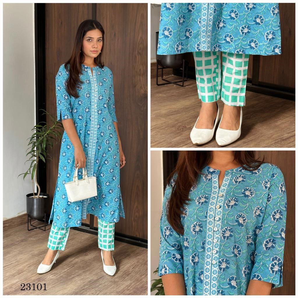 Indira 23101 Size Set Kurtis With Bottom Catalog